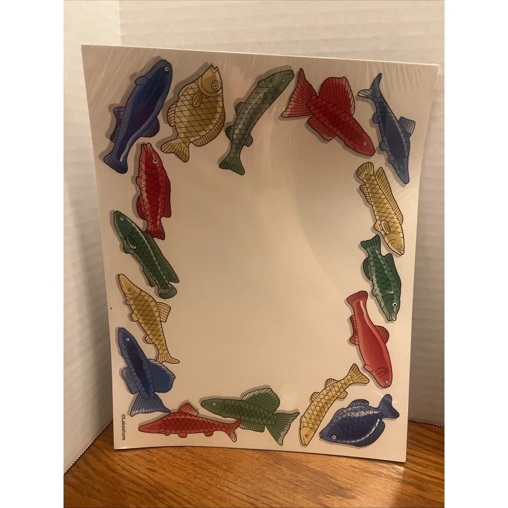 Vintage Lakeshore Fish Eyes Activity Kit LA677 Complete Lois Ehlert Math Center